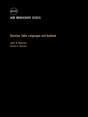 cover image of Decision Table Languages and Systems